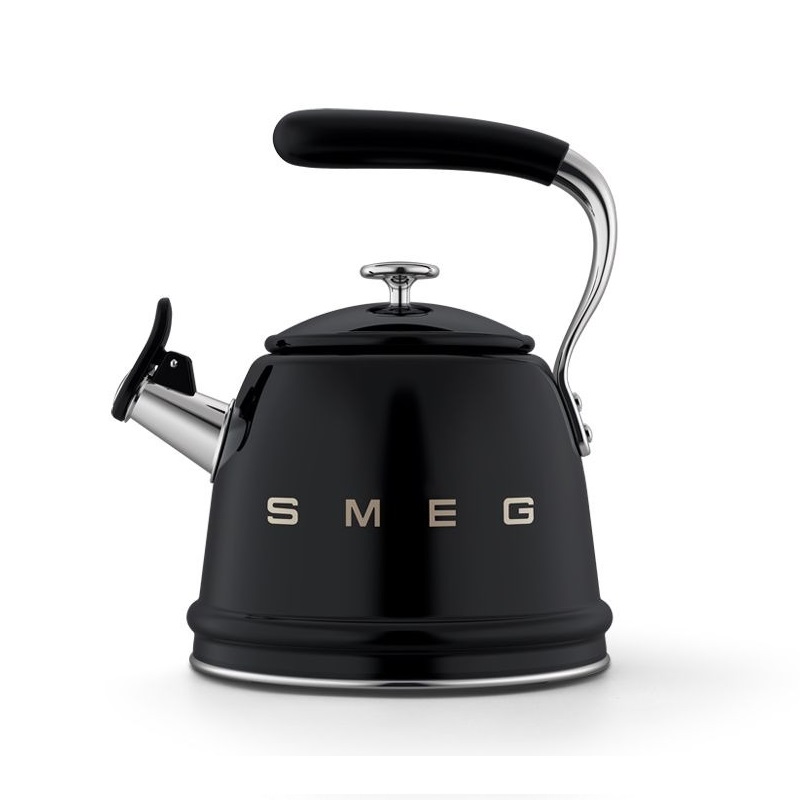 SMEG WKF01BL Whistling Kettle (Black)