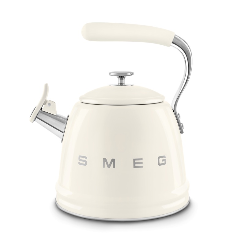 SMEG WKF01CR Whistling Kettle (Cream)
