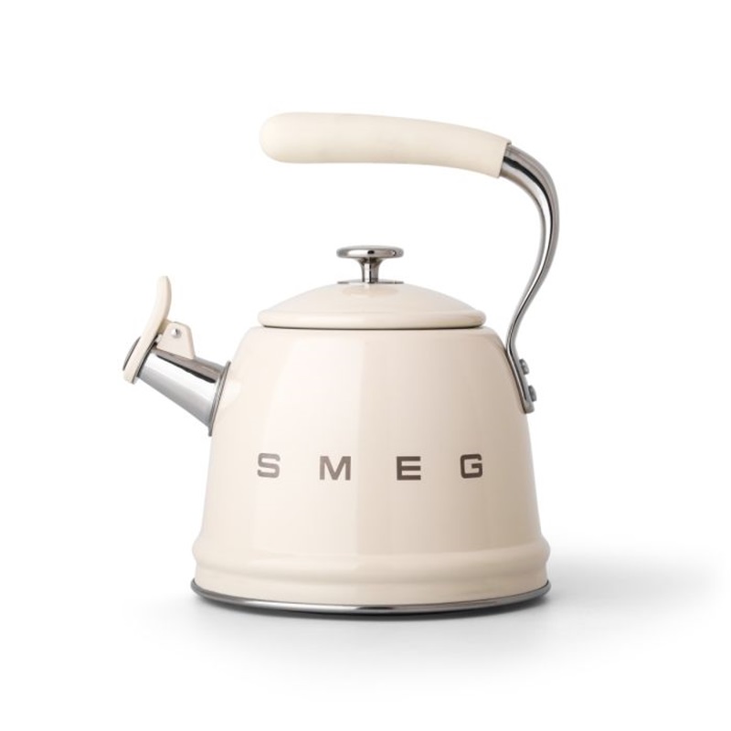 SMEG WKF01CR Whistling Kettle (Cream)