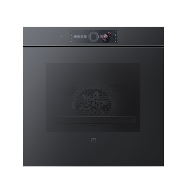 VZUG Combair Steam V6000 60cm Autodoor  (Black Mirror Glass) / CS6T660ECYHG