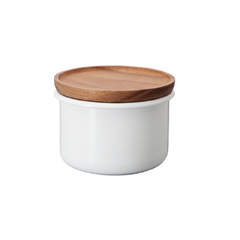 Hario BCN-100-W Bona Tea & Coffee Canister (White)