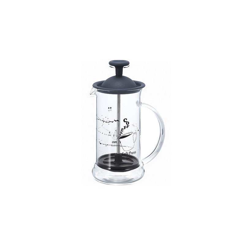 Hario CPSS-2-TB Cafe Press Slim S (Transparent Black)