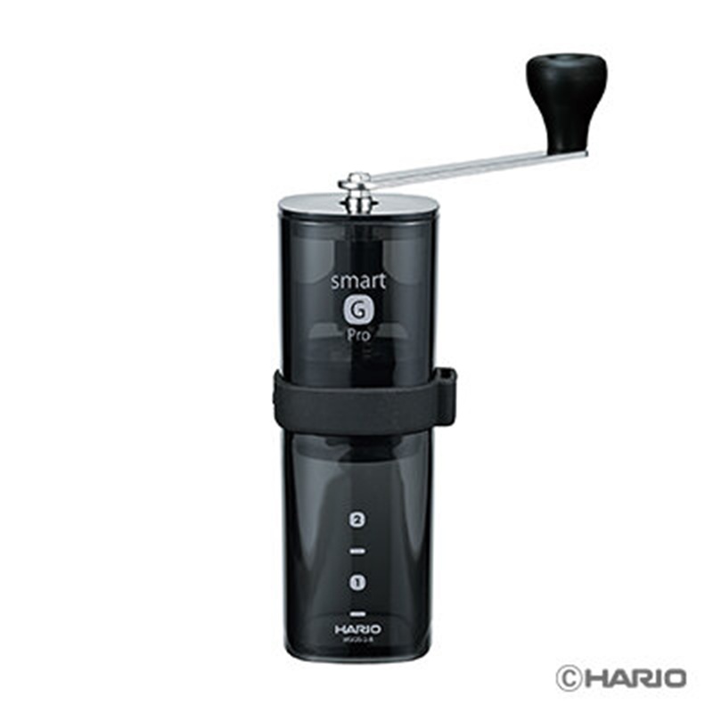 Hario MSGS-2-B Coffee Mill Smart G PRO (Transparent Black)