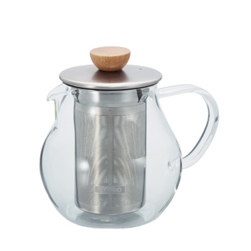 Hario TPC-45HSV Tea Pitcher 450ml (Hairline Silver)