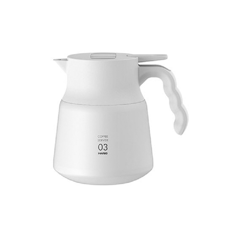 Hario VHSN-80-W V60 Insulated Stainless Steel Server Plus 800 (White)