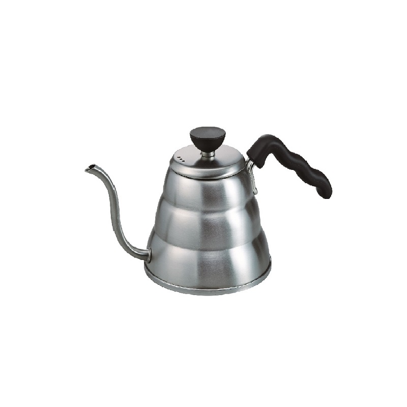 Hario VKB-100HSV V60 Coffee Drip Kettle Buono (Hairline Silver)