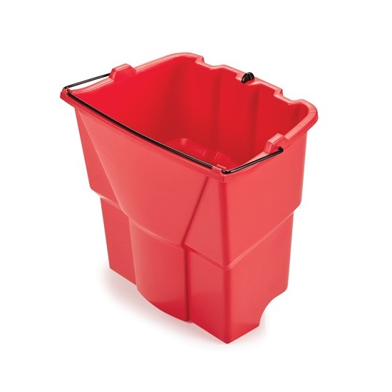 Rubbermaid 35 Qt Wavebrake 2 Dirty Water Bucket Red / 2064907