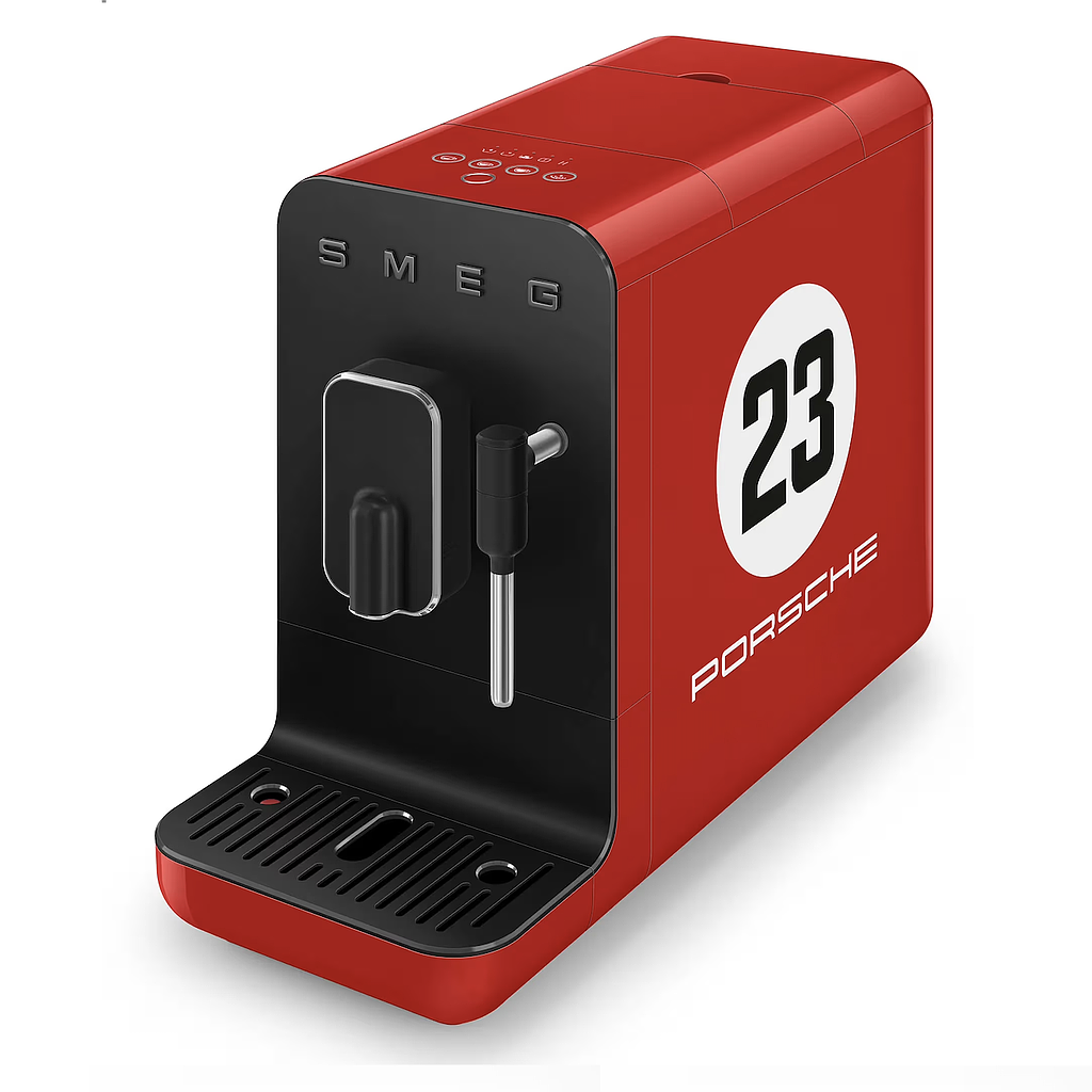 SMEG BCC12917EU Bean To Cup Espresso Automatic Coffee Machine (917 Salzburg Red)