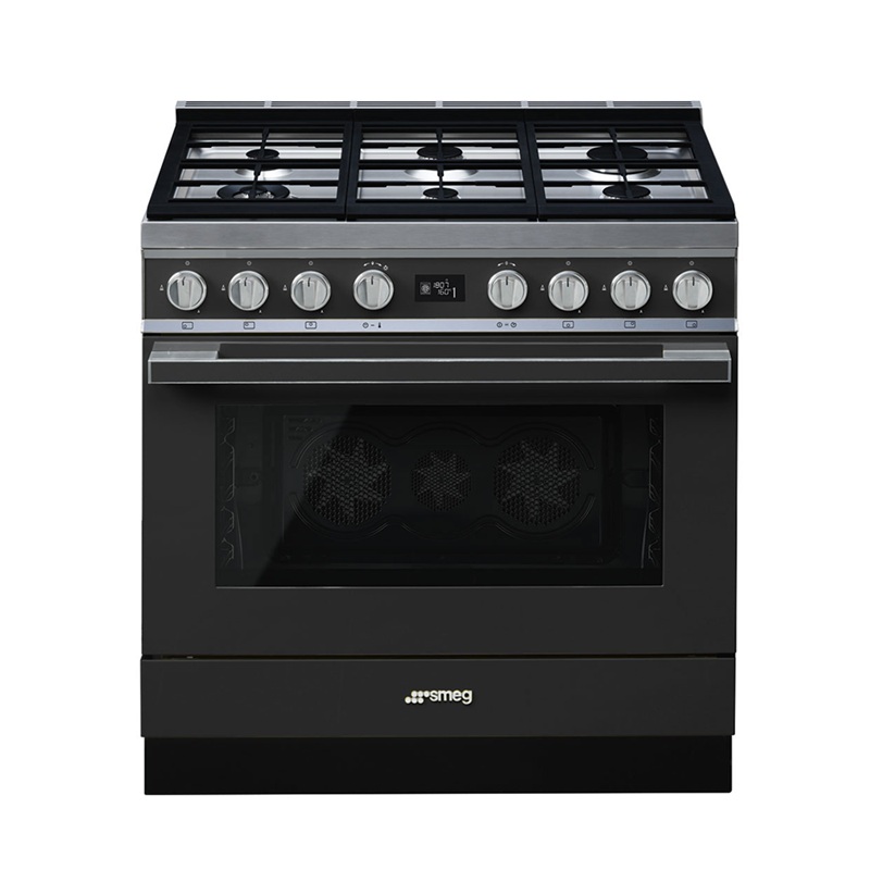 SMEG CPF9GPAN Cooker, 90x60cm, Gas Hob, Portofino (Anthracite)