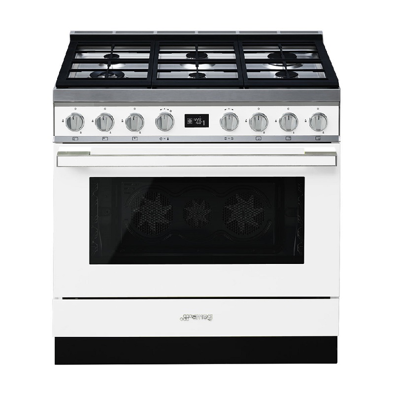 SMEG CPF9GPWH Cooker, 90x60cm, Gas Hob, Portofino (White)