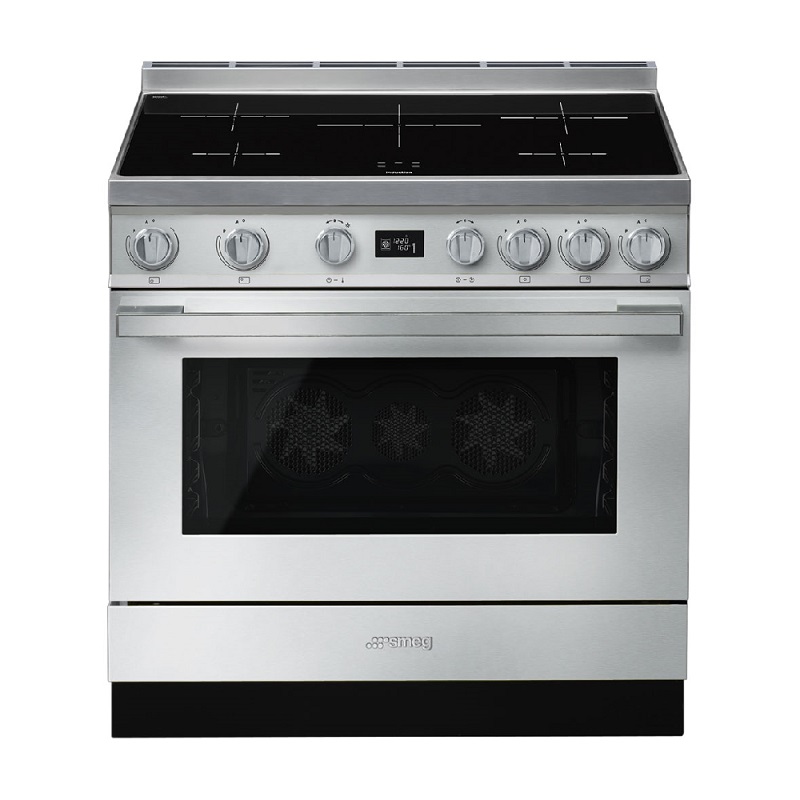 SMEG CPF9IPX Cooker, 90x60cm, Induction Hob, Portofino (Steel)