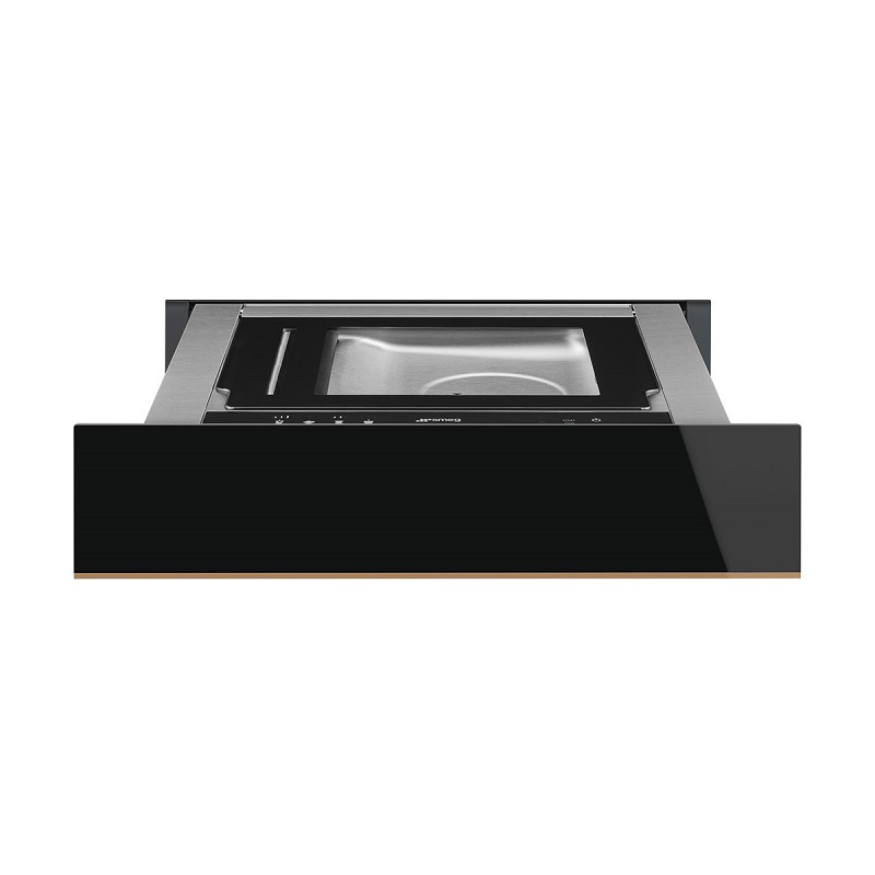 SMEG CPV615NR Sous-vide Drawer, 15 cm, Dolce Stil Novo Aesthetic (Black)