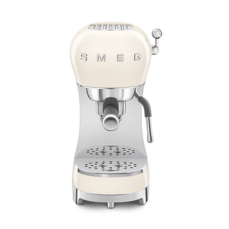 SMEG ECF02CREU Espresso Coffee Machine (Cream)