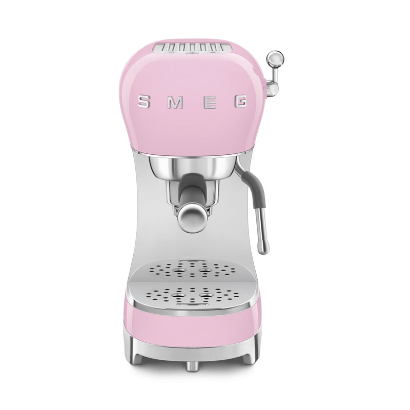 SMEG ECF02PKEU Espresso Coffee Machine (Pink)