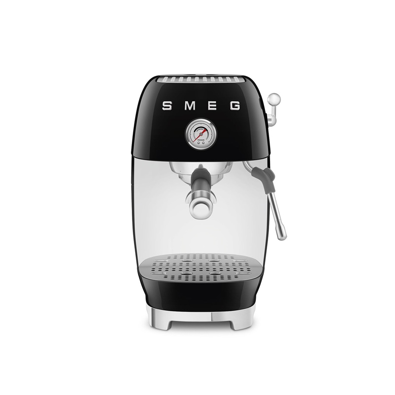 SMEG ECF03BLEU Manual Espresso Coffee Machine With Cold Brew (Black)
