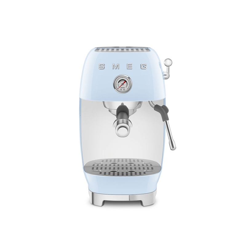 SMEG ECF03PBEU Manual Espresso Coffee Machine With Cold Brew (Pastel Blue)