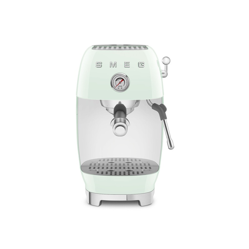 SMEG ECF03PGEU Manual Espresso Coffee Machine With Cold Brew (Pastel Green)