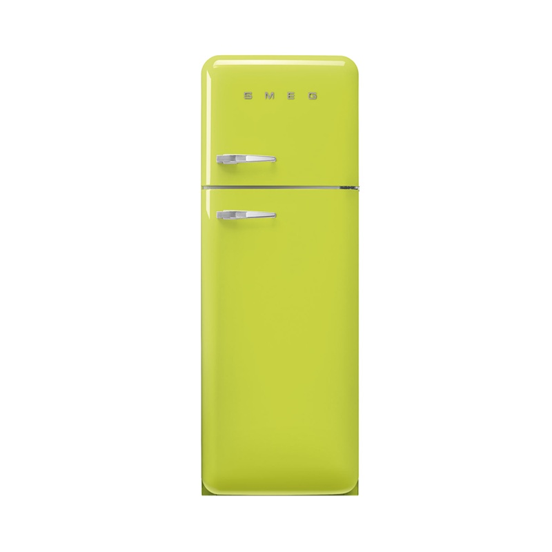 SMEG FAB30RLI5/FAB30RLI6 Free Standing Refrigerator Double Door (Lime)