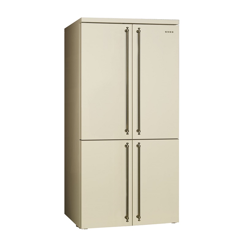 SMEG FQ60CPO5/FQ60CPO6 Free standing refrigerator 4 Doors, Coloniale Aesthetic (Cream)