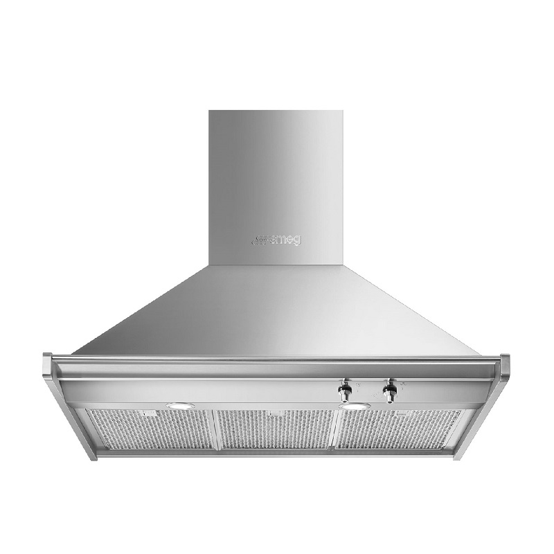 SMEG KD90HXE Wall Hood, 90cm, Classica, Stainless Steel