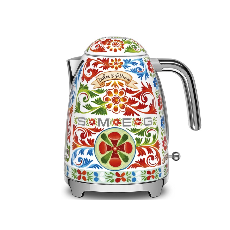 SMEG KLF03DGEU, Electric Kettle Sicily is my love (Dolce & Gabbana)