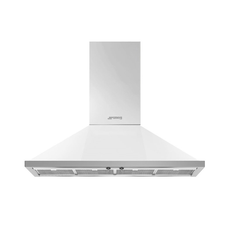 SMEG KPF12WH Decorative Wall Hood 120 cm Portofino Aesthetic