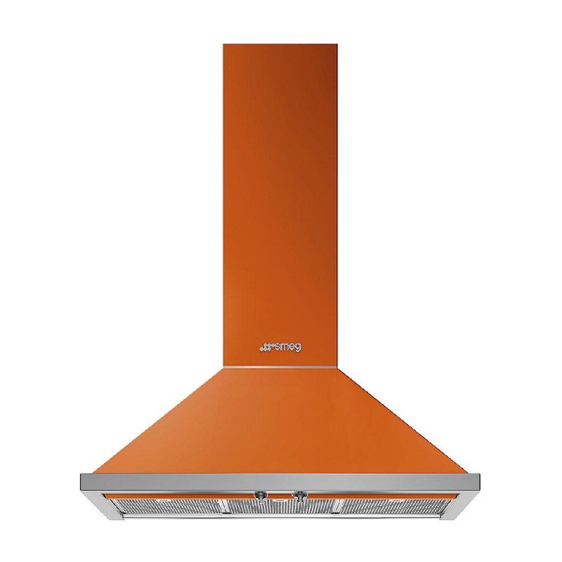 SMEG KPF9OR Decorative Wall Hood, 90cm, Portofino (Orange)