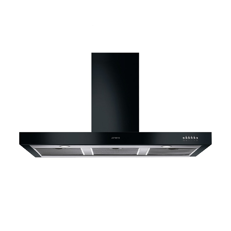 SMEG KS110BLE Decorative wall hood, 110 cm,Universale Aesthetic (Black)