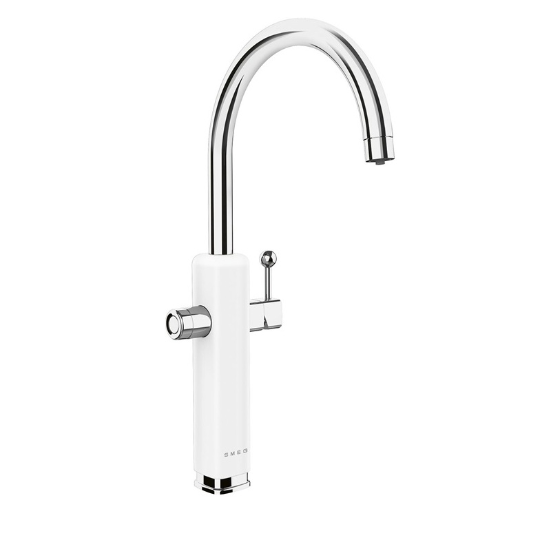 SMEG MAF50WH Double Lever Filtered Water Kitchen Tap (White)