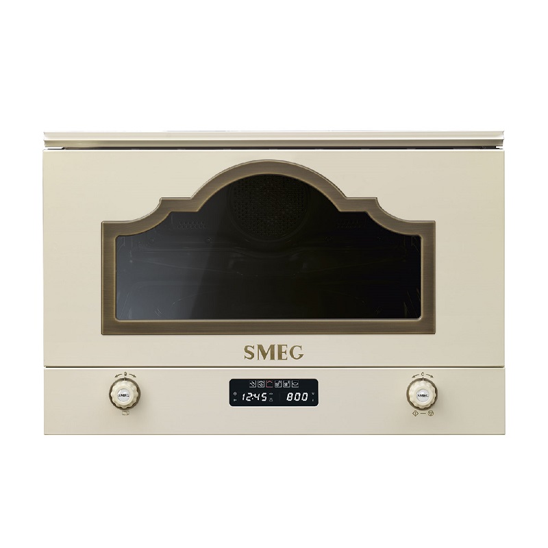 SMEG MP722PO Built-in Microwave, Cortina (Cream)