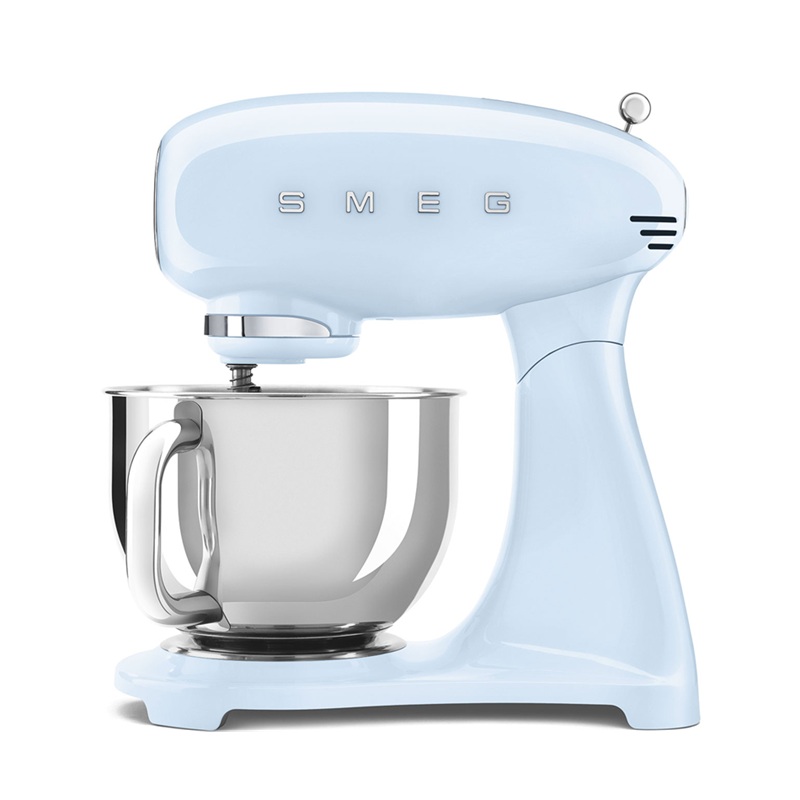 SMEG SMF05PBEU Stand Mixer Full Color, 50's Style Aesthetic (Pastel Blue)