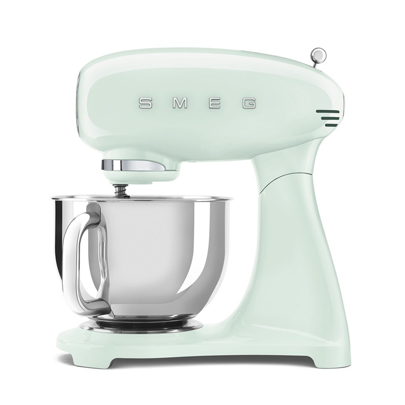 SMEG SMF05PGEU Stand Mixer Full Color, 50's Style Aesthetic (Pastel Green)