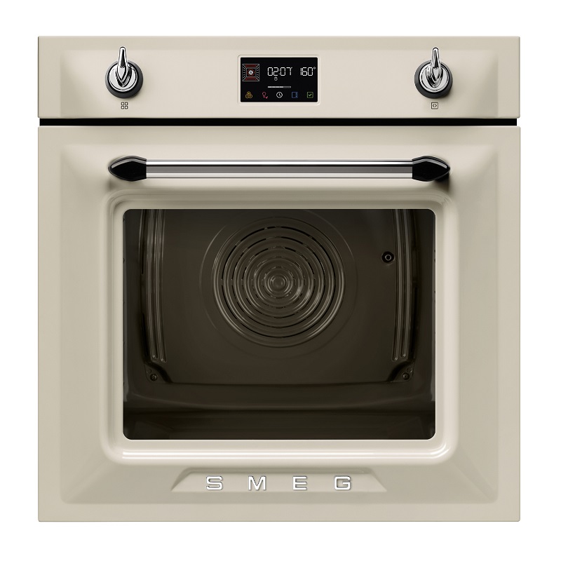 SMEG SOP6902S2PP Pyro steam Galileo Oven,60 cm, Combi Steam, Victoria (Cream)