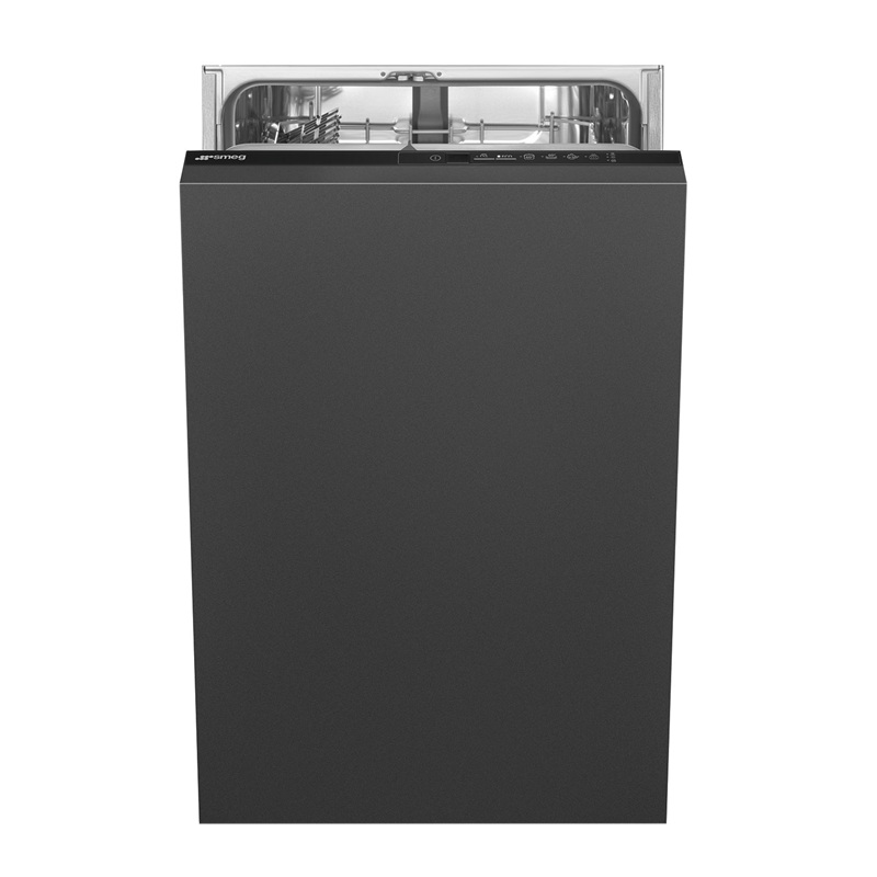 SMEG ST4512EIN Built-in Dishwasher, Fully-integrated, 45 cm, Universale, Black