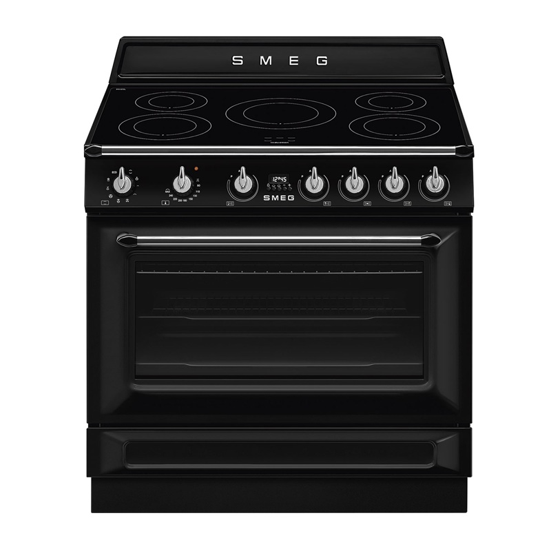 SMEG TR90IMBL Cooker With Induction Hob 90x60cm Victoria Aesthetic