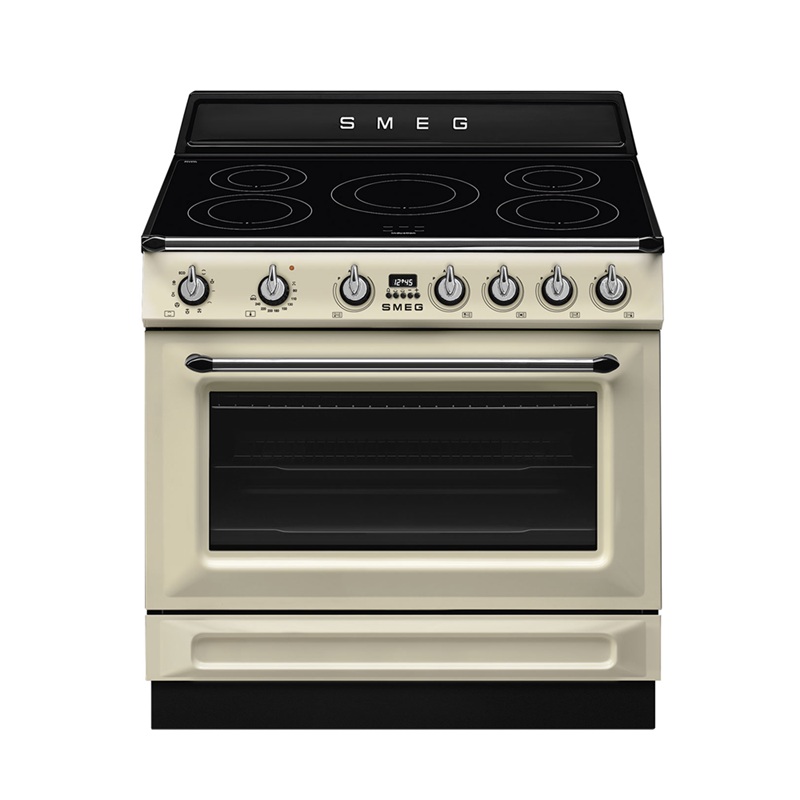 SMEG TR90IMP Cooker With Induction Hob 90x60cm Victoria Aesthetic (Cream) 