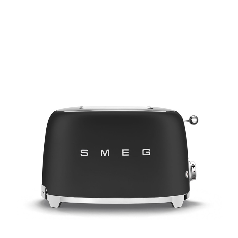 SMEG TSF01BLMEU Toaster 2 Slice, Toaster 2 Slice (Black Matt)