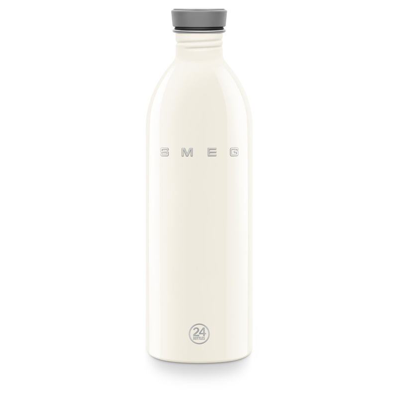SMEG WBF02CR Urban Bottle One Litre, SMEG x 24Bottles (Cream)