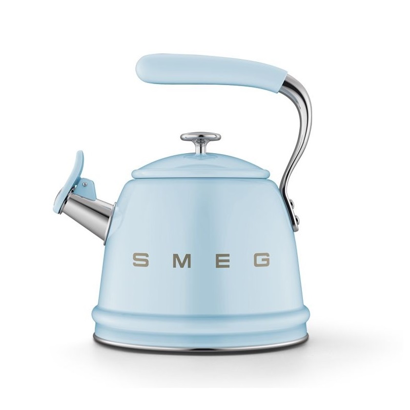 SMEG WKF01PB Whistling Kettle (Pastel Blue)