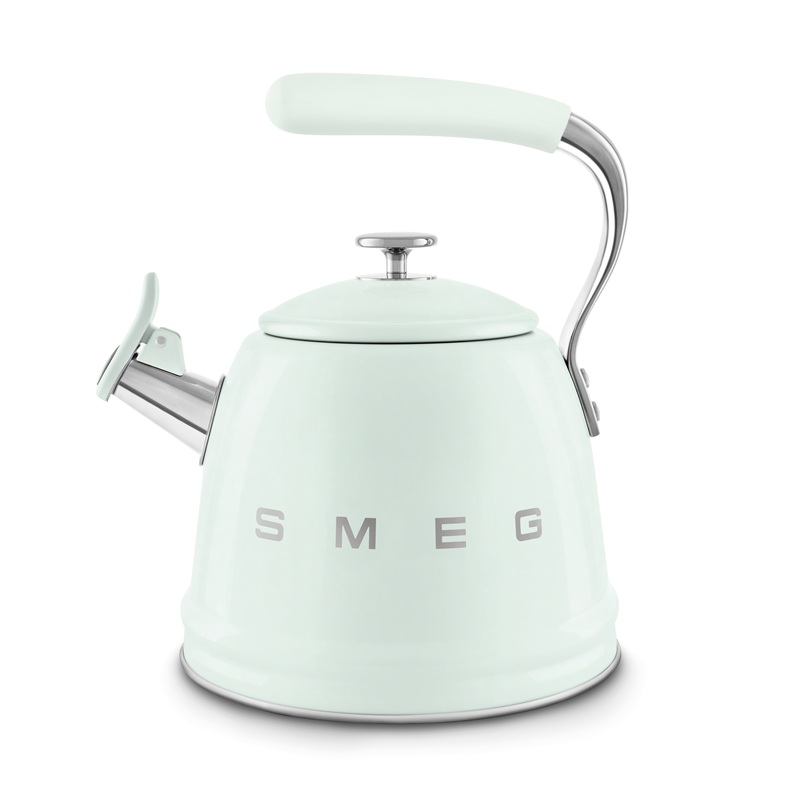 SMEG WKF01PG Whistling Kettle (Pastel Green)