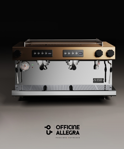 Officine Allegra Italian craftsmanship and innovation come together in espresso machine.