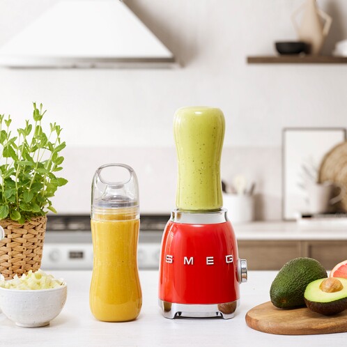 SMEG PBF01RDEU Personal Blender, 50's Style (Red)