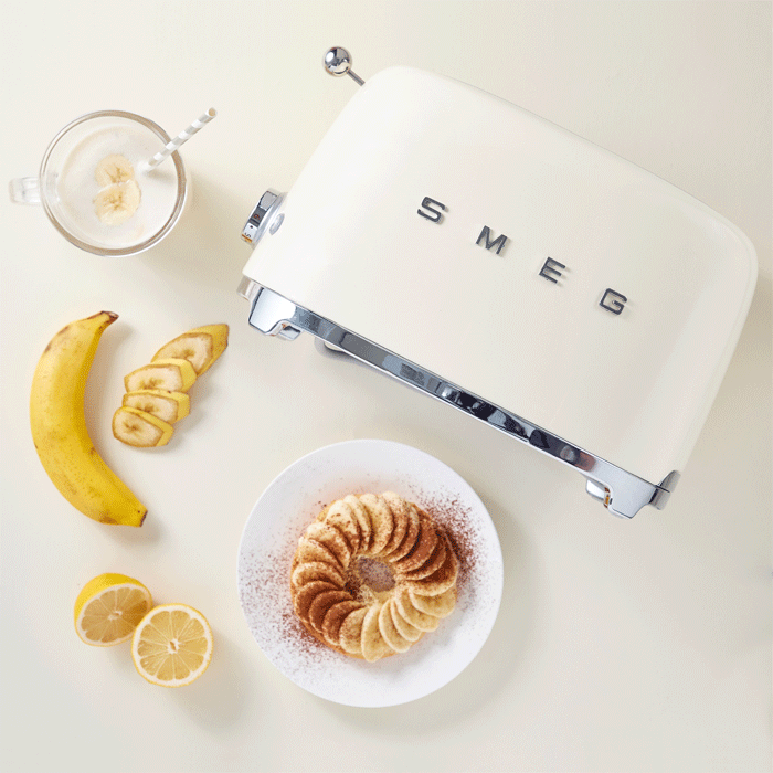 SMEG TSF01PKEU Toaster 2 Slice (Pink)