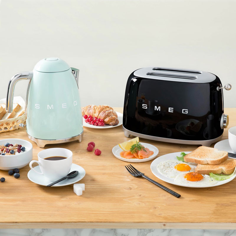 SMEG TSF01PKEU Toaster 2 Slice (Pink)