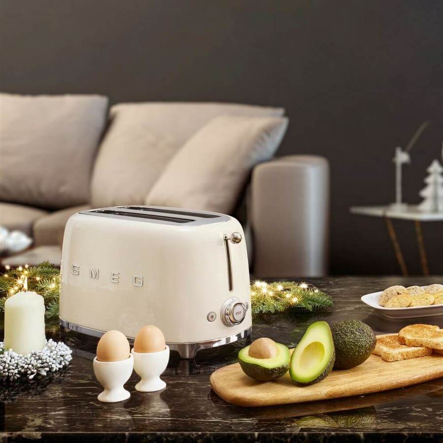 SMEG TSF01PKEU Toaster 2 Slice (Pink)