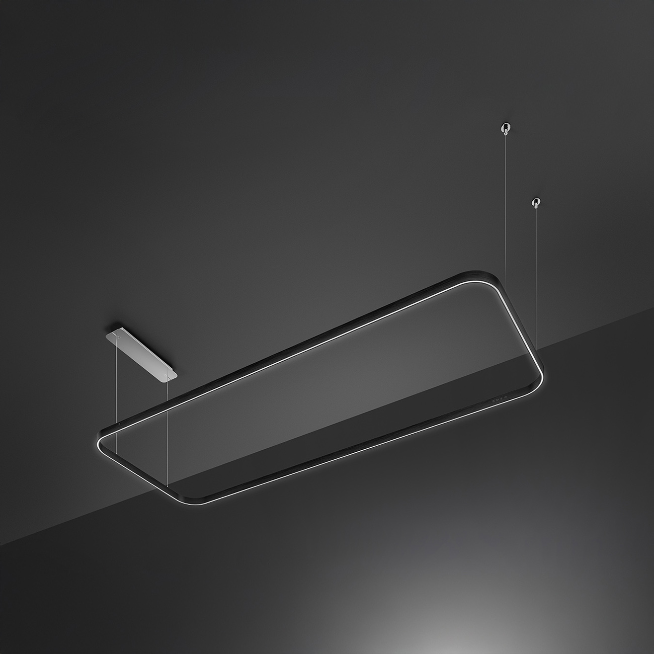 SMEG LSLS18MB Lighting, 180cm Isola (Matte Black)