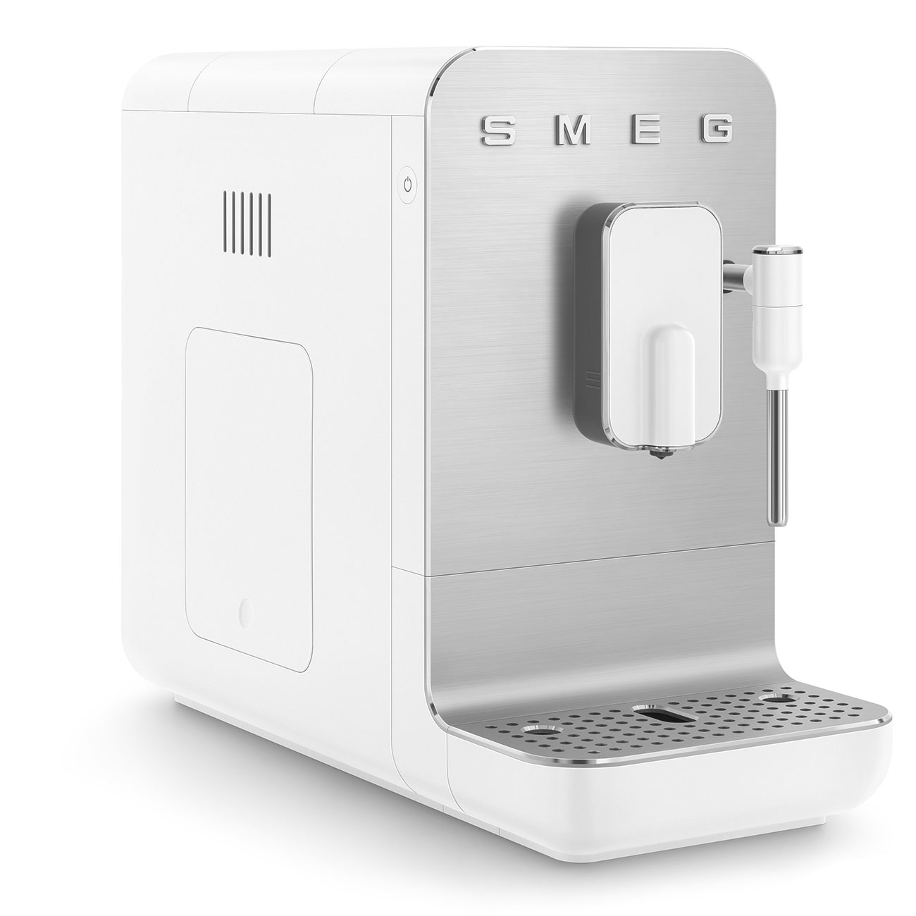 SMEG Automatic Coffee Machine with Milk Frother (BCC02) White Toffin