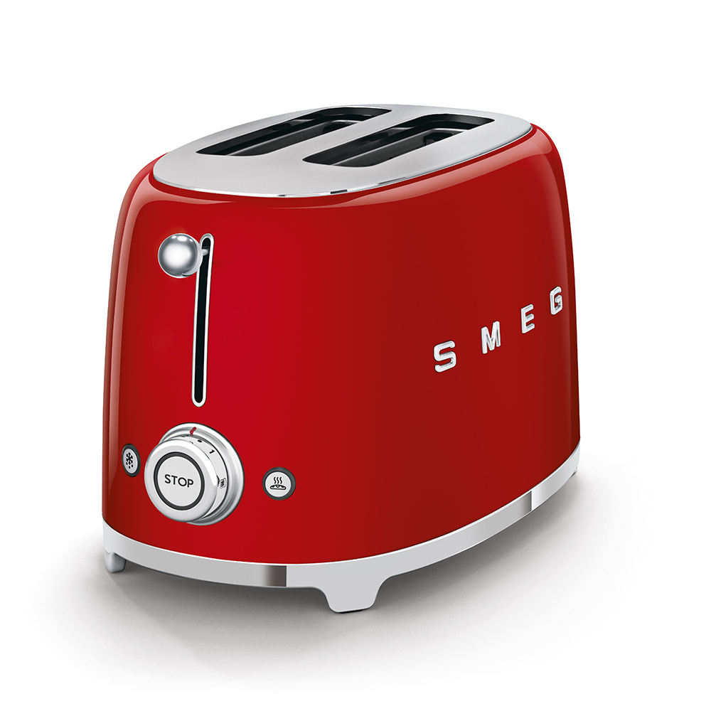 SMEG TSF01RDEU Toaster 2 Slice (Red)