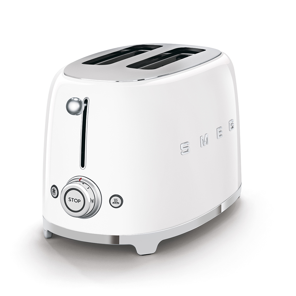 SMEG TSF01WHEU Toaster 2 Slice (White)