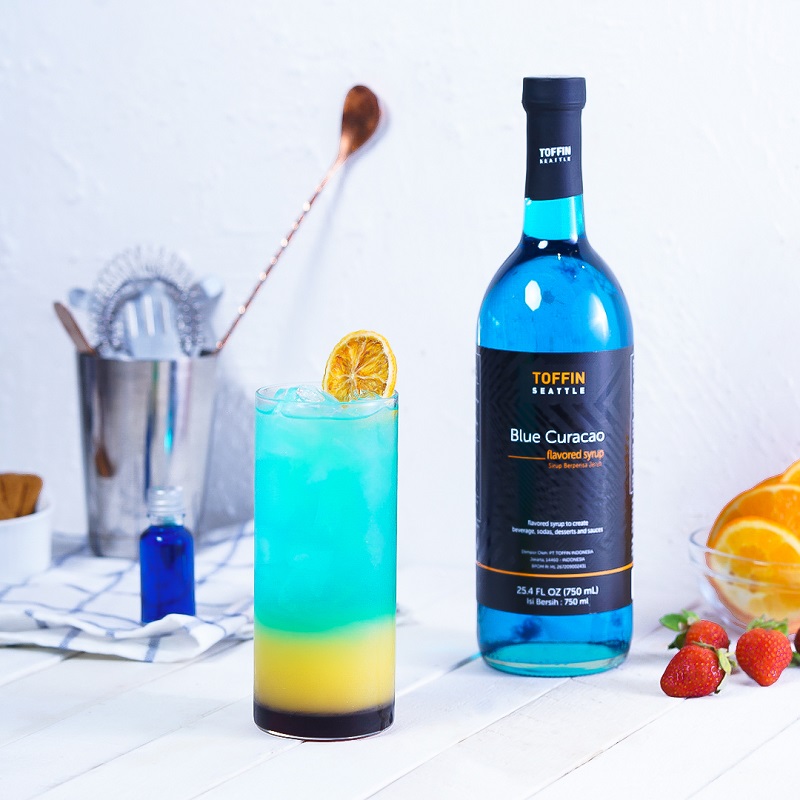 Toffin Syrup Blue Curacao